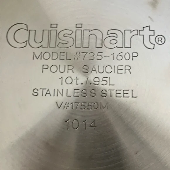 Cuisinart Stainless Steel Saucier 1.95L - Picture 3 of 3